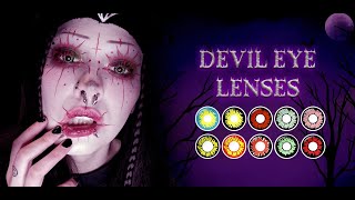 😈👀 Unleash Your Inner Devil with Devil Eye Contact Lenses! 🔥👹