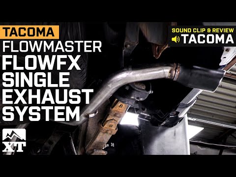 2005-2015 Tacoma 4.0L V6 Flowmaster FlowFX Single Exhaust System Sound Clip & Review