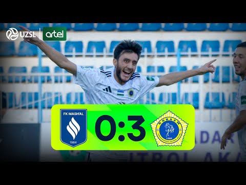 Superliga 25-tur. Mash'al- Xorazm bahsida kiritilgan gollar va xavfli vaziyatlar (Highlights)