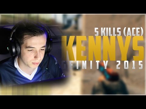 [60FPS] CS:GO | kennyS ace vs. Team Dignitas | Gfinity 2015