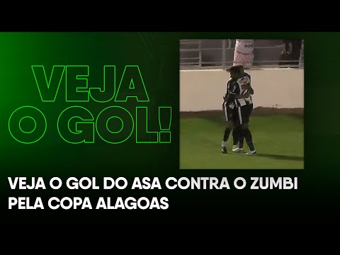 Veja o gol do ASA contra o Zumbi pela Copa Alagoas