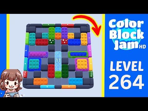 Color Block Jam Level 264 Solution Walkthrough