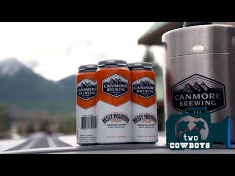 Two Cowboys: Filling our Beer Growlers with (A Lot of) Fresh Beer at Our Local in Canmore, Alberta