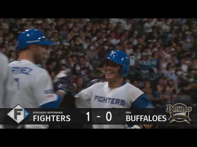 【2回裏】期待に応える確信の一発!! ファイターズ・伏見寅威 第3号の先制ソロHR!!  2023年9月1日 北海道日本ハムファイターズ 対 オリックス・バファローズ