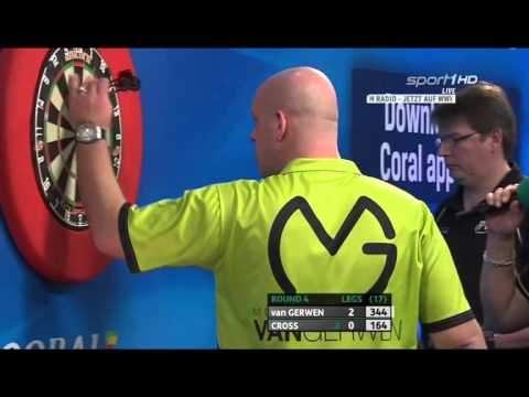 Darts UK Open (Runde 4) CROSS vs  van GERWEN