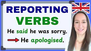 Replace "He Said..." with Better English (Reporting Verbs)