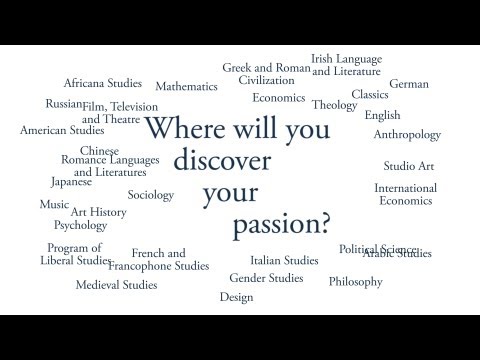 What's Your Major? - Notre Dame's College of Arts and Letters