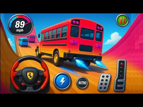 IMPOSSIBLE BUS DRIVING SIMULATOR GAMEPLAY 🔥 #busdriving #androidgames