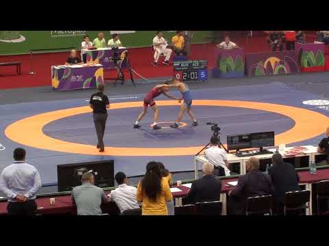 45 kq GR 1/2 final - Maksim Qurov (RUS)- Fərid Sadıxlı  (AZE)