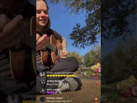 Billy Strings - Instagram Live Blaze Foley Tribute at Live Oak Cemetery, Travis County, TX