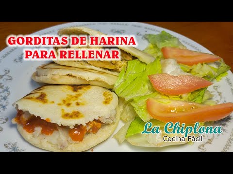 COMO HACER GORDITAS DE HARINA PARA RELLENAR!!!! FACILES Y MUY RICAS!!!