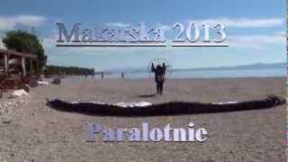 preview picture of video 'Makarska 2013 Paralotnia wzdłuż brzegu'