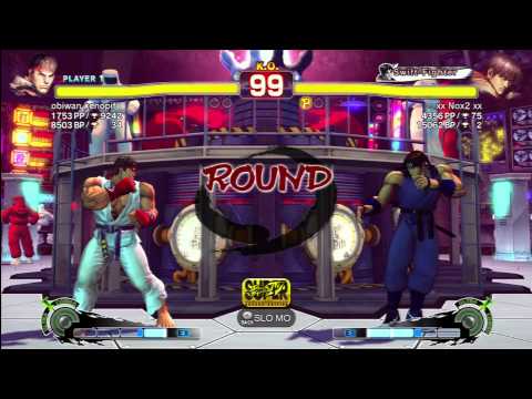 SSF4 AE :  obiwan kenopif (Ryu) vs Nox2 (Guy)