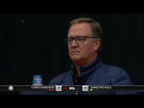 #cmdct2018 Stolen extra end: Carey/Hodgson vs Jones/Nichols