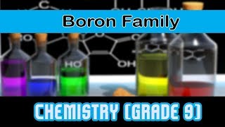 Boron Family / Representative Elements / Group 13 of Modern Periodic Table