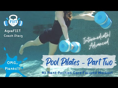 📹 Aqua Pool Pilates Series – Video 2 of 3 | AquaFIIT with Stacy  |   Core & Balance