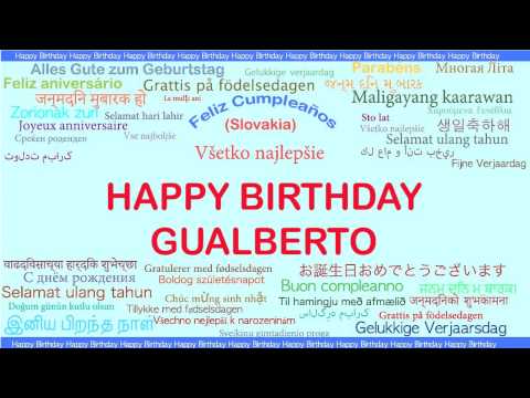Gualberto   Languages Idiomas - Happy Birthday