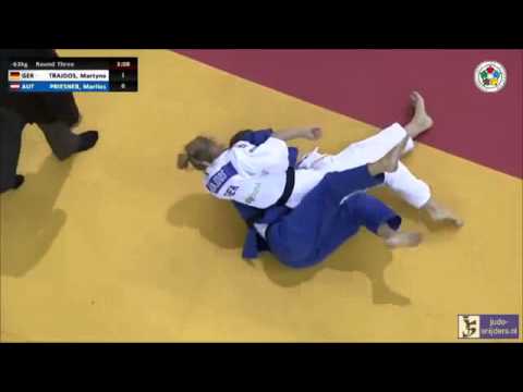 Judo 2014 Grand Prix Budapest: Trajdos (GER) - Priesner (AUT) [-63kg]