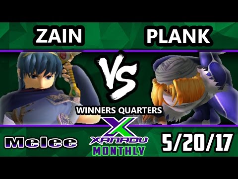 S@X Maylee Monthly - Plank (Sheik) Vs. Zain (Marth) SSBM Winners Quarters - Smash Melee