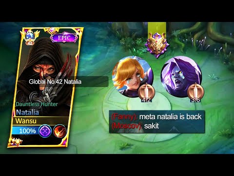 NATALIA ROAM IS BACK IN THE META? (insane damage) 🔥 NATALIA BEST BUILD 2023 - MLBB