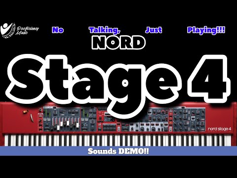 Nord Stage 4: Sounds Demo! No Talking, JUST PLAYING!