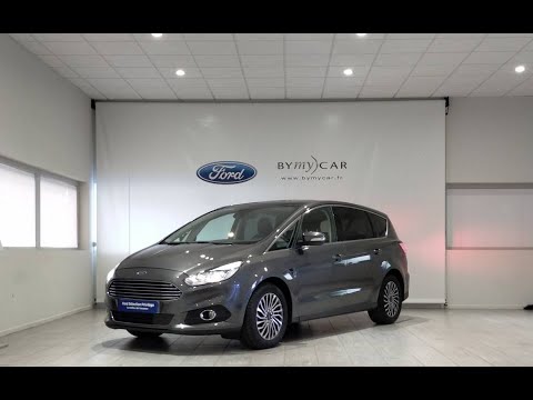 FORD S-MAX 2.0 EcoBlue 150 S&S Titanium Occasion présentée par Ford Bymy)CAR Fontaine