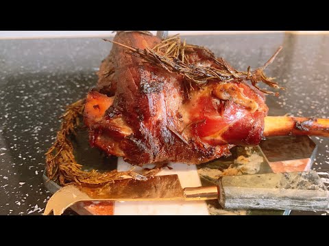 How to roast leg of lamb with Rosemary & Mint