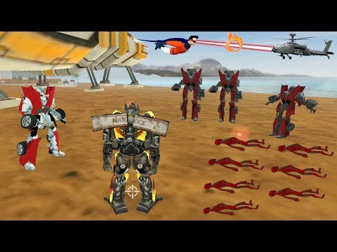 Vegas Crime Simulator - (Transformer 🚚 Pickup Truck Fight 🪐 Alien Car Robot) Android Gameplay HD