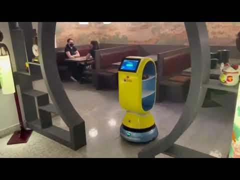 BENBEN FOOD DELIVERY SERVICE ROBOT FROM AOBO