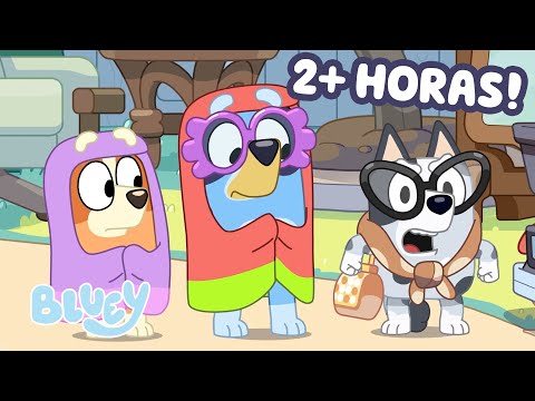 🔴AO VIVO: MAIS DE 2 HORAS de episódios completos, jogos e muito mais do Bluey! | Bluey
