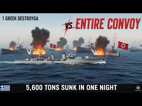 "This Greek Destroyer Annihilated German Convoys in One Night | Vasilissa Olga True Story"