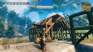 【Valheim】船のドック造る！