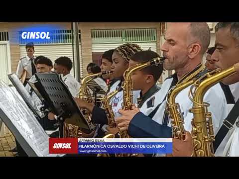 GINSOL FILARMÔNICA OSVALDO VICHI DE OLIVEIRA IV ENCONTRO DE BANDAS PORTO FIRME MG 