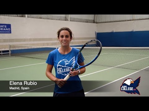 Elena Rubio - College tennis recruiting video Fall 2020