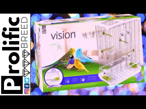 HAGEN VISION BIRD CAGE M02 OPEN BOX AND ASSEMBLY