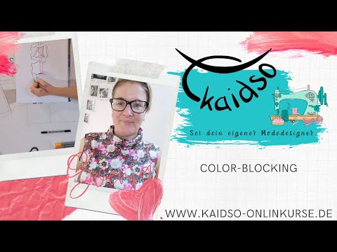 Teil23 "LIVE" Color-Blocking, richtig im Schnittmuster einzeichnen