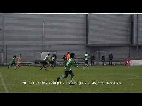 2019-11-23 DVV Delft JO17-1 vs SEP JO17-2 10-0 doelpunt 03