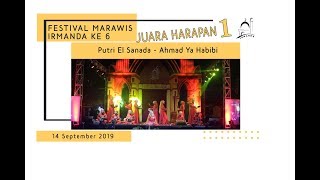 Download lagu Marawis Putri El Sanada - Juara Harapan 1 || Ahmad Ya Habibi || Festival IRMANDA 6 mp3