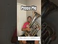 Peppa Pig Theme With A TWIST Band Tuba Flute Peppapig Themesong Duet