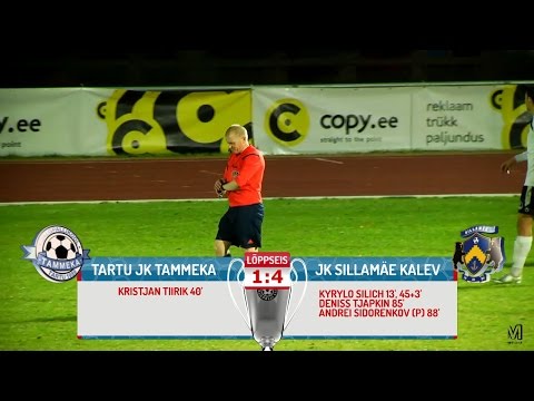 XXXIV voor 2015: Tartu JK Tammeka - JK Sillamäe Kalev 1:4 (1:2)