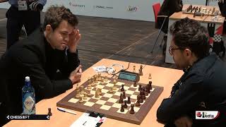 What a relief! Magnus Carlsen vs Levon Aronian | World Rapid 2021