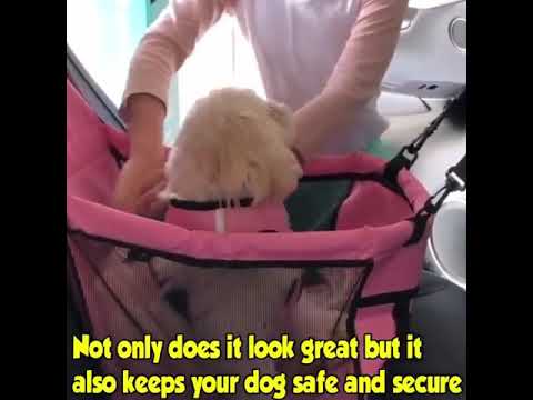 Dog & Cat Car Seat with Safety Seat Belt 3 - BestnFast