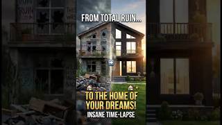 🏚️➡️🏠✨De Casa Abandonada a Sonho Reformado: Time-Lapse Mágico! 🏚️➡️🏠✨#TimeLapse #ReformaDeCasa