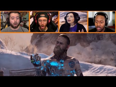 Let's Players Reaction To Baldur Becoming Vulnerable Again | God Of War (PS4)
