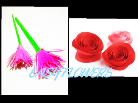 Easy flowers.step by step flower making