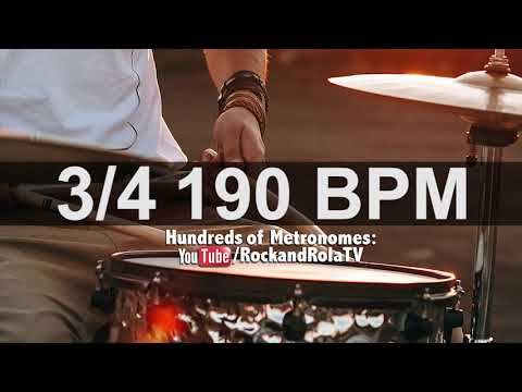 🔴 190 BPM Snare Metronome
