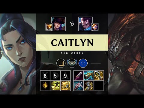 Caitlyn ADC vs Yasuo - EUW Challenger Patch 25.21