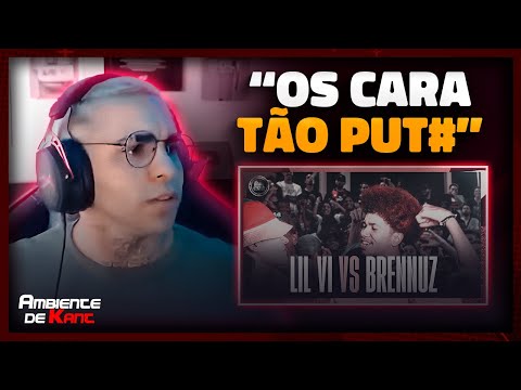 KANT REAGE A (PEGOU MUITO FOGO 🔥🔥) BRENNUZ (SP) X LIL VI (SP) | Ambiente de Kant