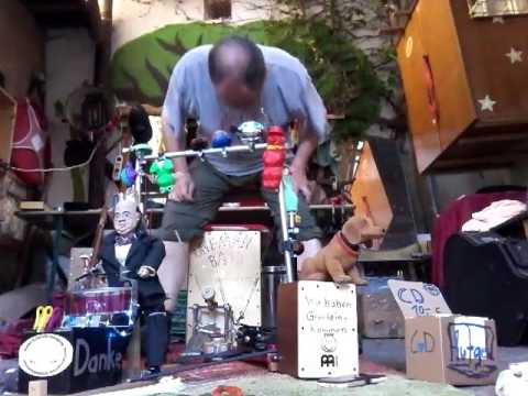 Onemanband one String cigar box Session