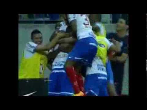 1º Gol do Bahia - Feijão (Bahia 2x0 Internacional / 22ª Rodada Brasileiro Série A 2013)